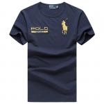 ralph lauren t-shirt coton pour hommes big polo blue